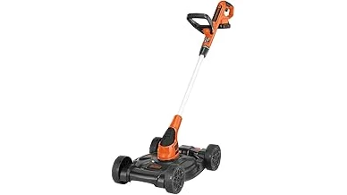 Most Popular 10 Lawn Mower for Steep Hills 1 The image shows a powerful lawn mower navigating a very steep, green slope, suitable for the most popular models.