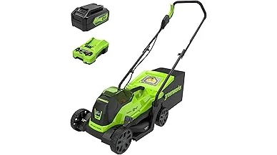 Most Popular 10 Mulching Lawn Mower 1 The image shows a person operating a mulching lawn mower, showcasing popular models.
