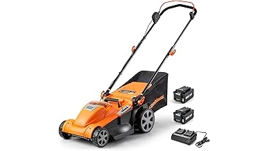 Top Rated 10 Self Propelled Lawn Mower 1 This image shows a self-propelled lawn mower on a green lawn, likely from a top-rated selection.