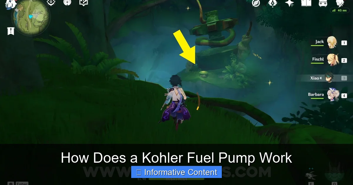 How Does a Kohler Fuel Pump Work