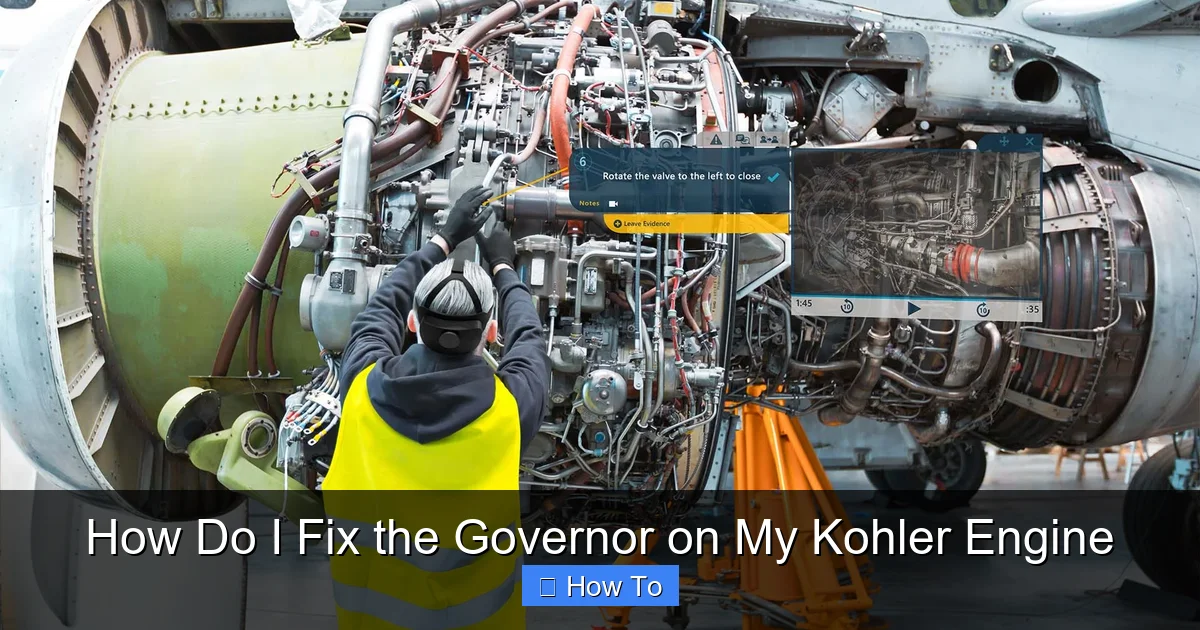 How Do I Fix the Governor on My Kohler Engine