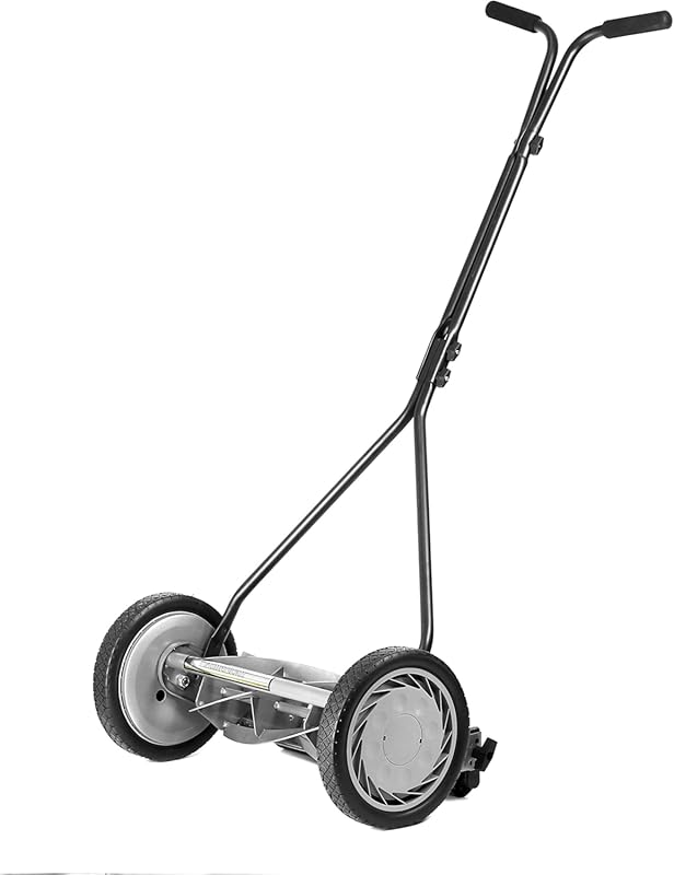 American Lawn Mower Company 16-Inch Manual Push Reel Mower with 5 Prec