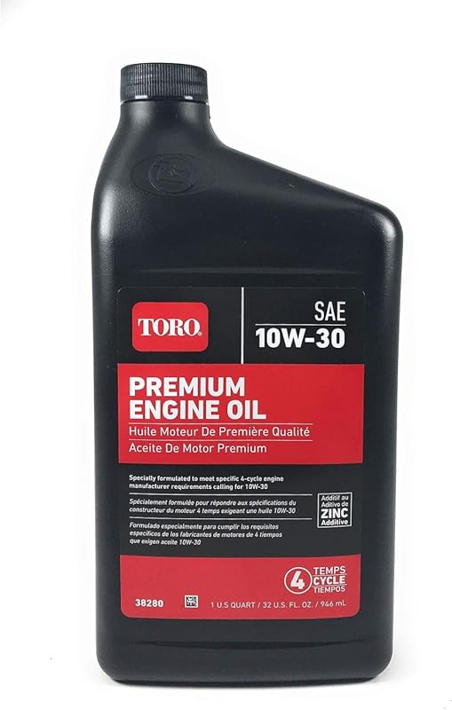 Toro SAE 10W-30 4-Cycle Engine Oil for Lawn Mowers and Outdoor Equipme