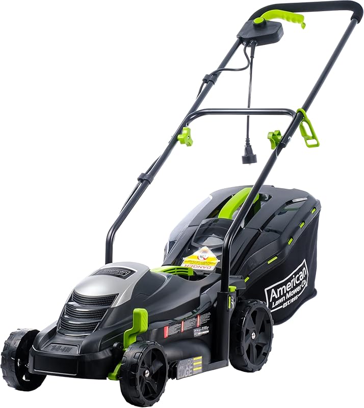 Top American Lawn Mower: 14-inch 11-Amp Corded Electric Mower for Home