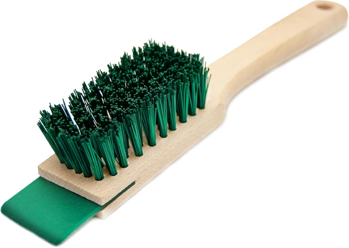 Top 5 Best Lawn Mower Cleaners for Peak Performance 6 Heavy Duty Scrubbing Brush - Stiff Bristle Scraper, Wooden Handle, Uni