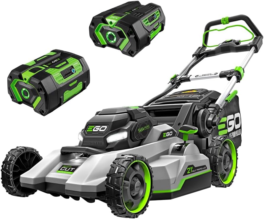 21-Inch Self-Propelled Lawn Mower Kit with 7.5Ah Battery and Extra 5.0