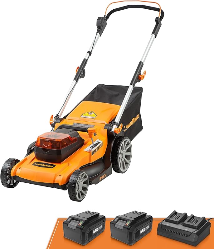 Top 5 Electric Battery Lawn Mowers for a Perfect Cut 6 LawnMaster CLMF4819A 48V MAX* 19-inch Brushless Cordless Mower with 2X