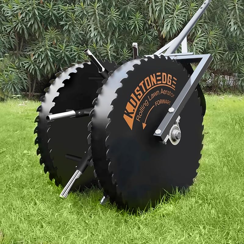 7 Top-Rated Commercial Lawn Aerators for a Healthier Yard 4 Patented Rolling Lawn Coring Aerator Yard Grass Pulling Plugs Manual A