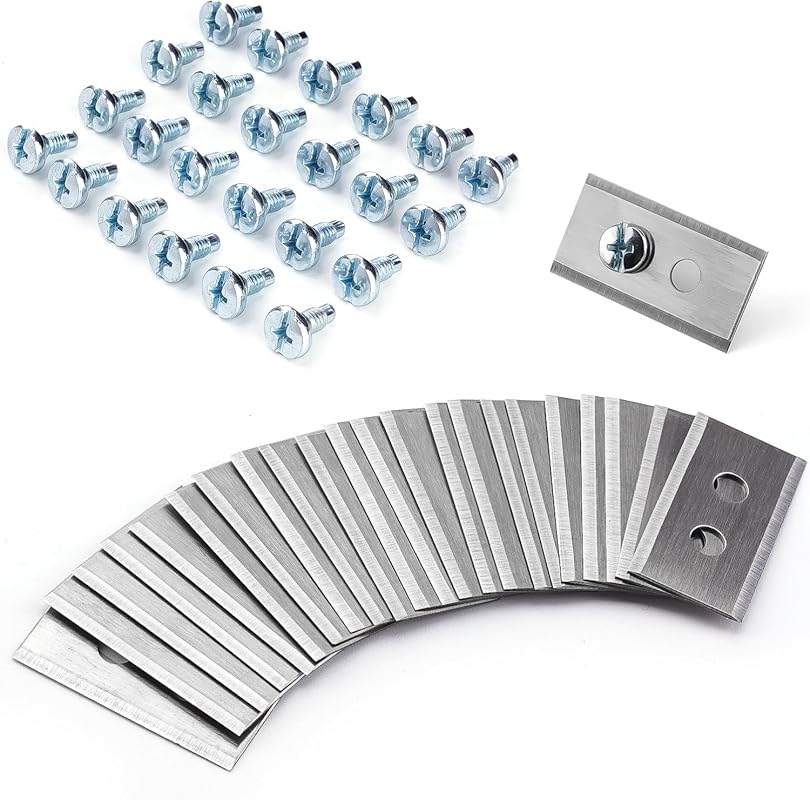 7 Best Double Sided Lawn Mower Blades for a Perfect Cut 9 24 Stainless Steel Blades with Screws for Mammotion Luba and Yuka Robo