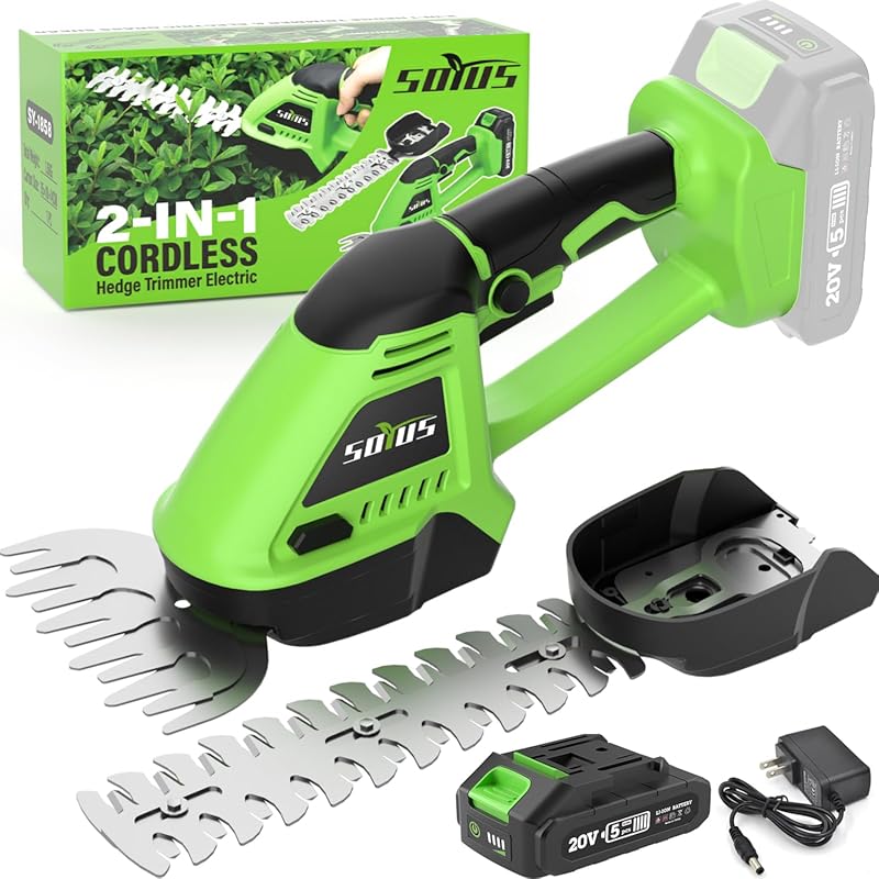 5 Best Ego Hedge Trimmers for a Perfect Cut 6 SOYUS Hedge Trimmer Cordless, 2-in