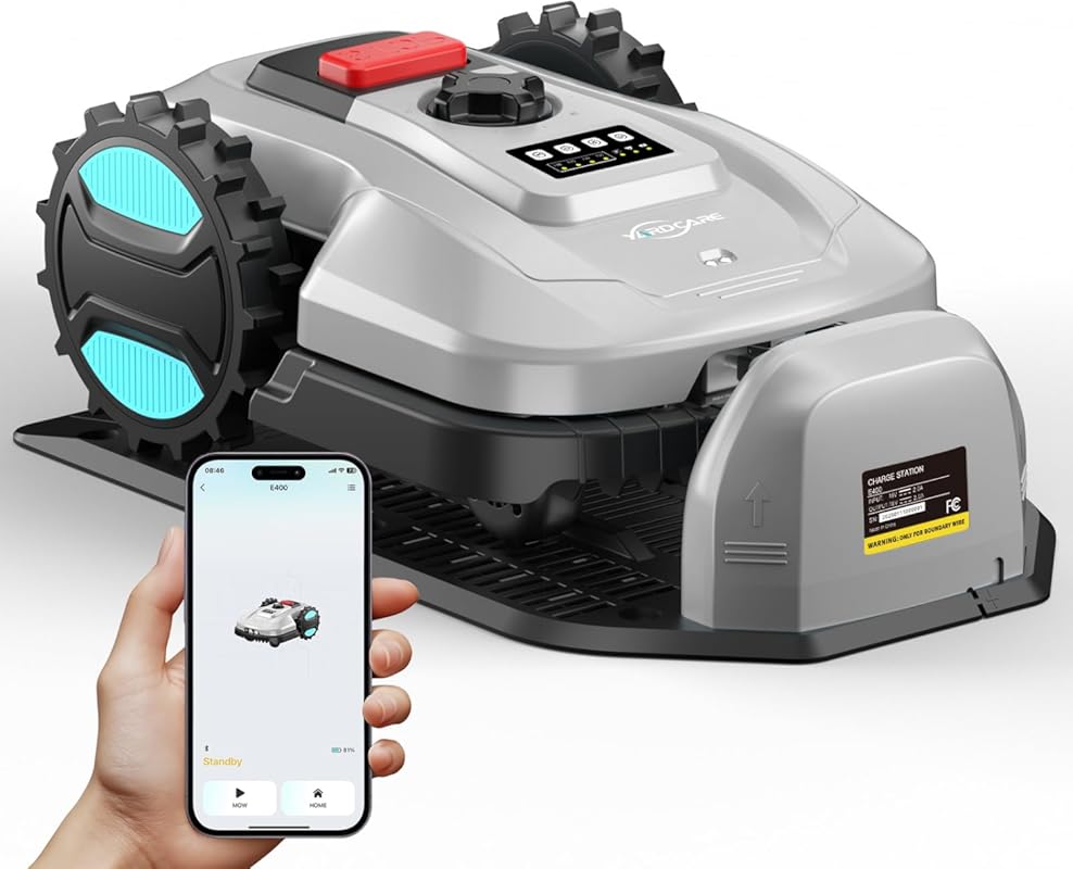 Top 5 Best Cordless Robotic Lawn Mowers for Effortless Mowing 5 Robot Lawn Mower with App Control – Adjustable Cutting Height, Auto-Ch