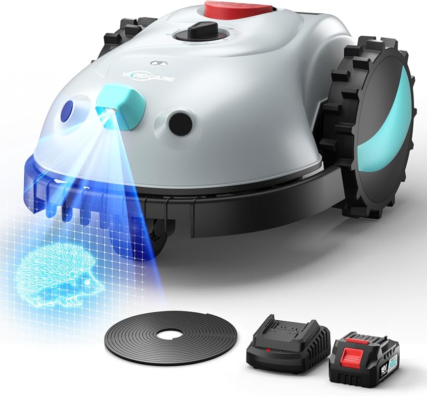 Top 5 Best Cordless Robotic Lawn Mowers for Effortless Mowing 4 Smart Robotic Lawn Mower for Small Lawns up to 1,600 Sq Ft with HD Vis
